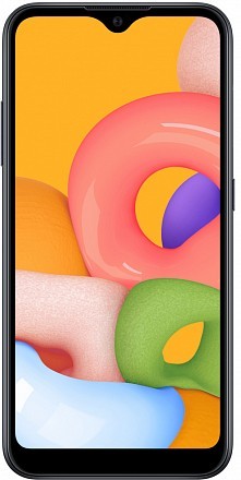 Смартфон Samsung Galaxy A01 16 ГБ черный